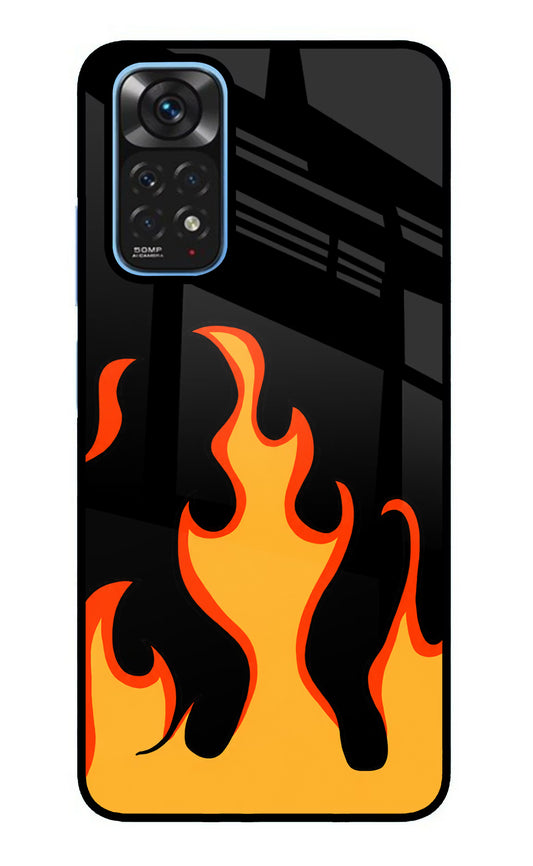 Fired Up – Black Redmi Note 11/11S Glass Case