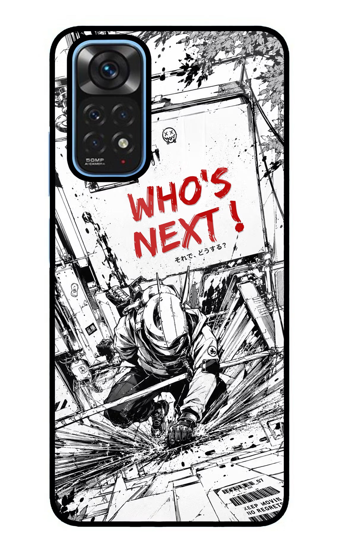 Who's Next Redmi Note 11/11S Glass Case Back Cover by Casekaro