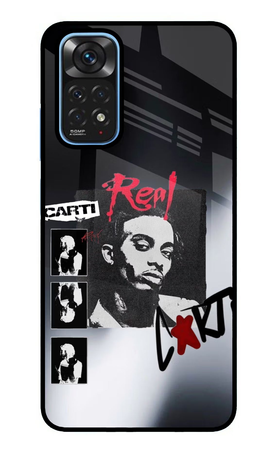 Playboi Carti Redmi Note 11/11S Glass Case Back Cover by Casekaro