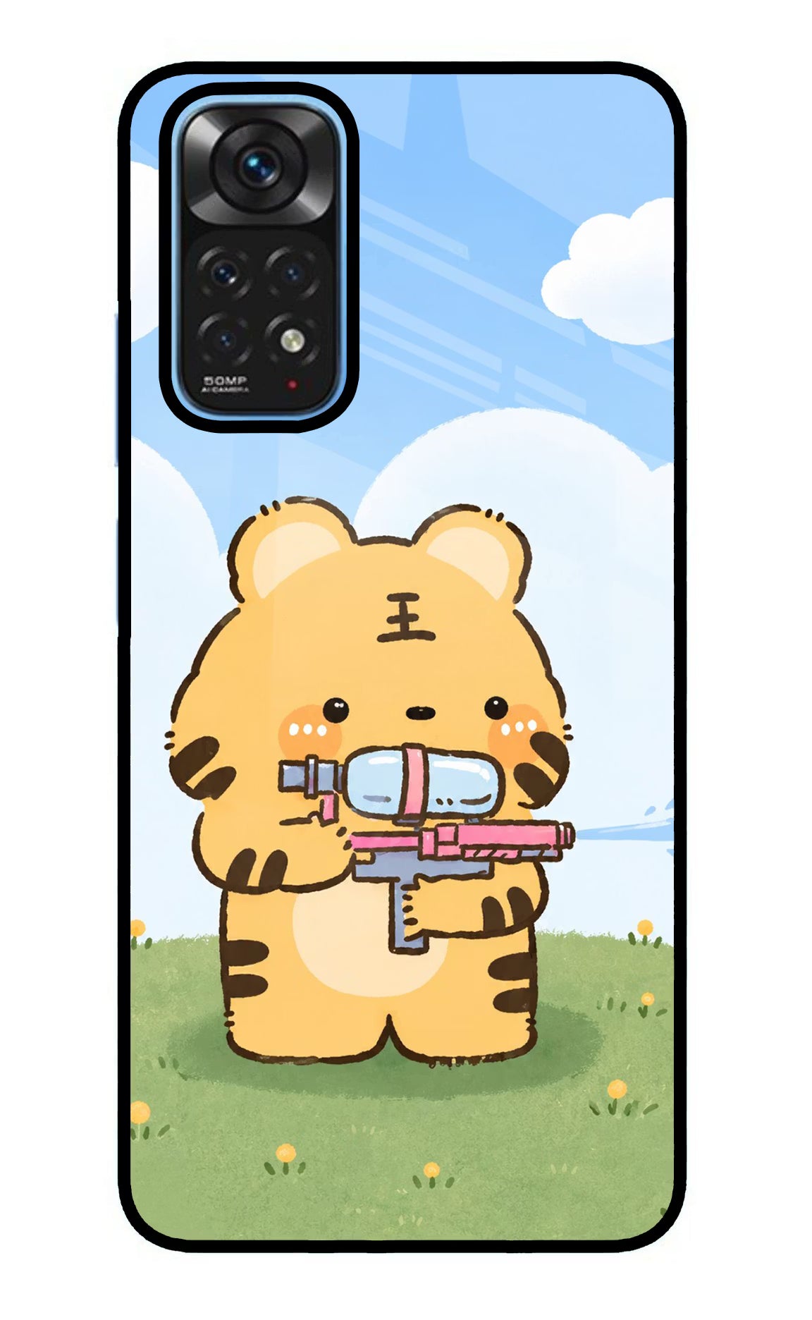 Tiger Treat Redmi Note 11/11S Glass Case