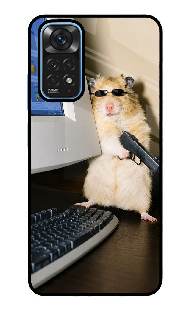 Hacker Hamster Redmi Note 11/11S Glass Case