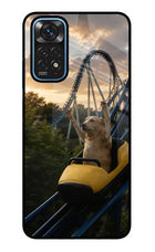 Rollercoaster Dog Redmi Note 11/11S Glass Case