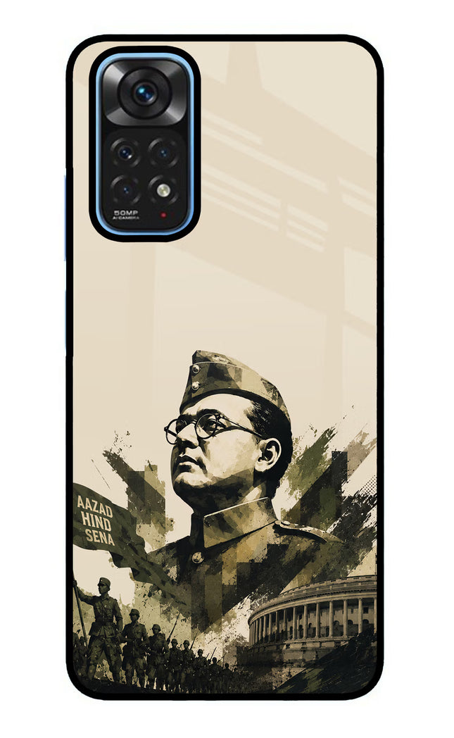 Netaji Rising Redmi Note 11/11S Glass Case