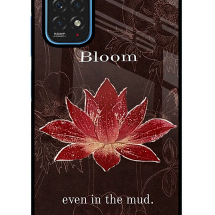 Bloom Redmi Note 11/11S Glass Case Back Cover by Casekaro