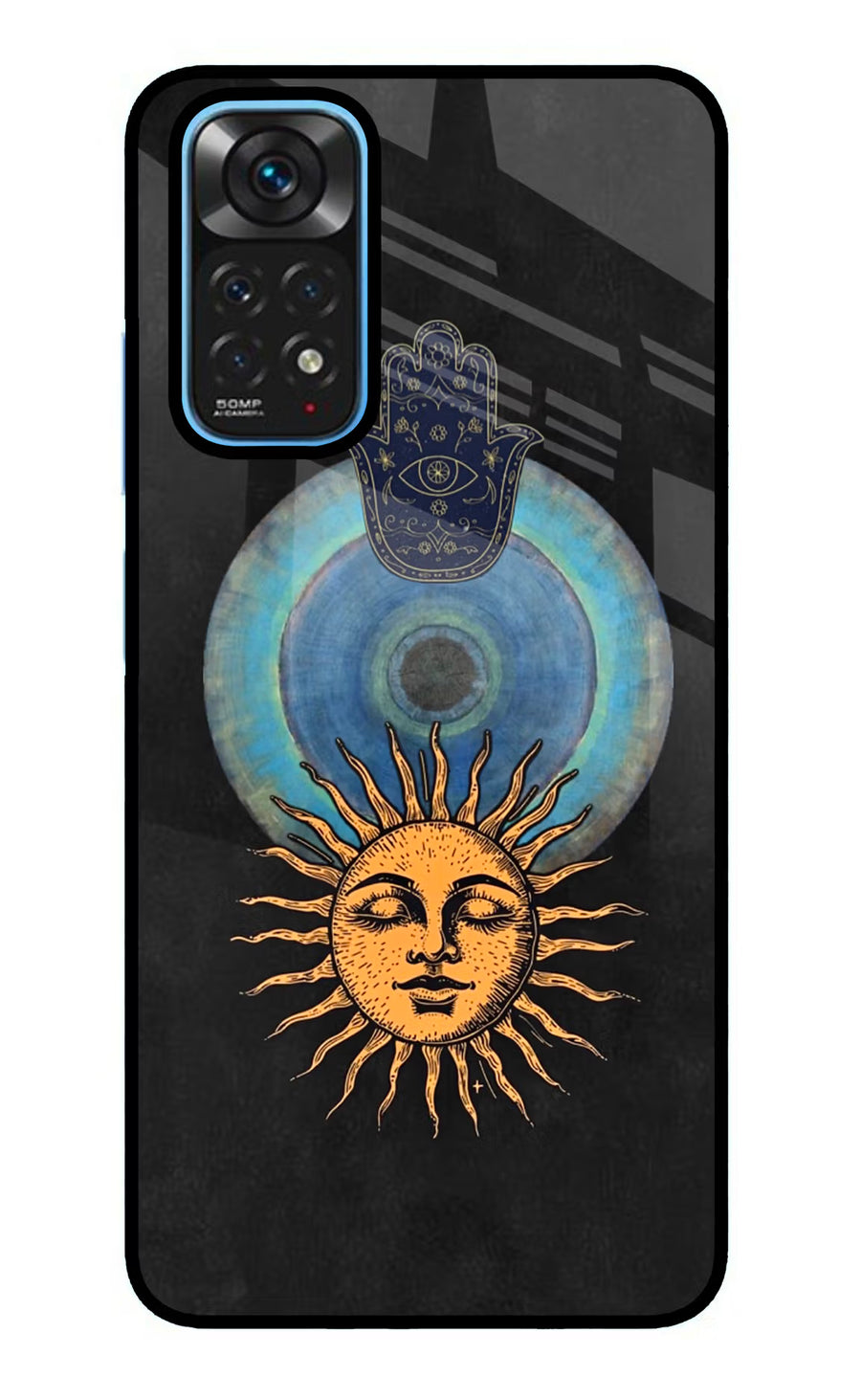 Divine Sun Redmi Note 11/11S Back Cover, Glass case