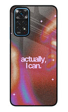 Pink Aura Redmi Note 11/11S Glass Case