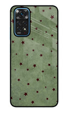 Green Stars Redmi Note 11/11S Glass Case
