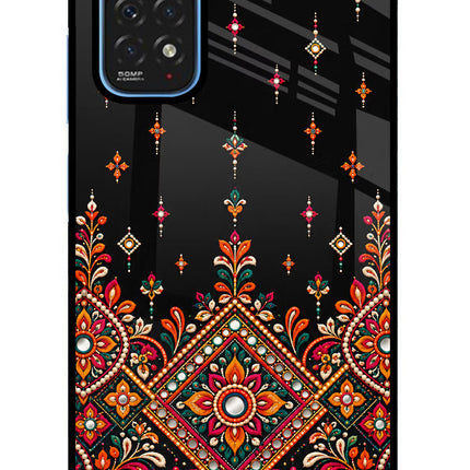 Noir Mehfil Redmi Note 11/11S Glass Case