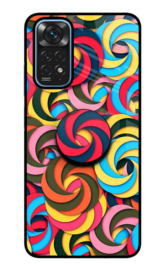 Spiral Pattern Redmi Note 11/11S Glass Case