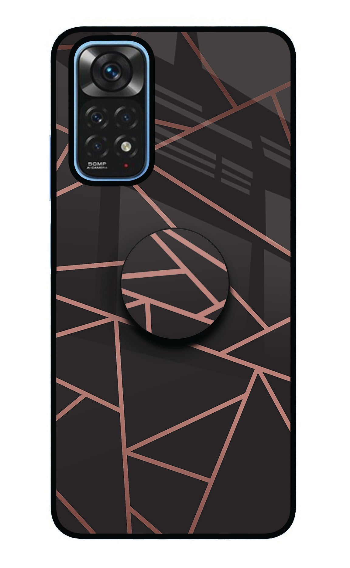 Geometric Pattern Redmi Note 11/11S Glass Case