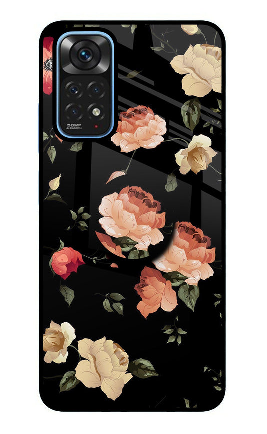 Flowers Redmi Note 11/11S Glass Case