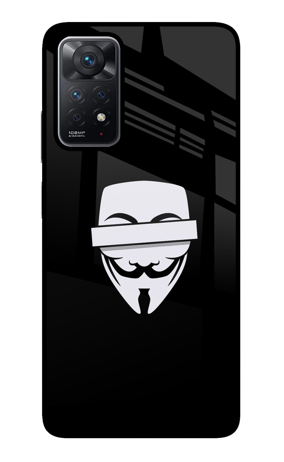 Anonymous Face Redmi Note 11 Pro Back Cover