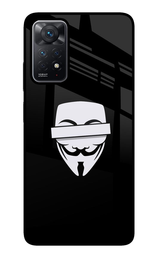 Anonymous Face Redmi Note 11 Pro Glass Case