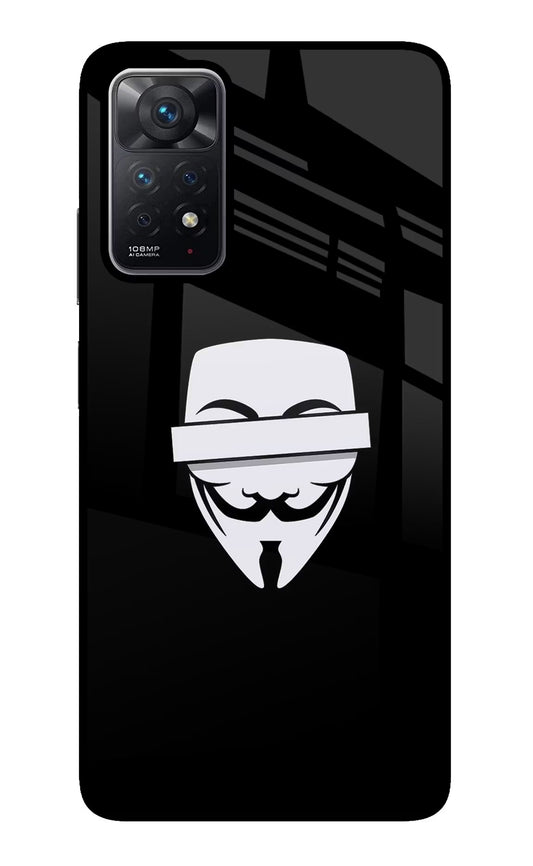 Anonymous Face Redmi Note 11 Pro Glass Case