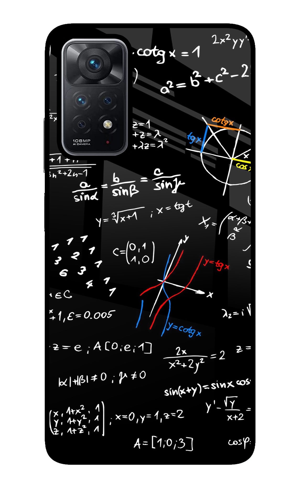 Mathematics Formula Redmi Note 11 Pro Back Cover