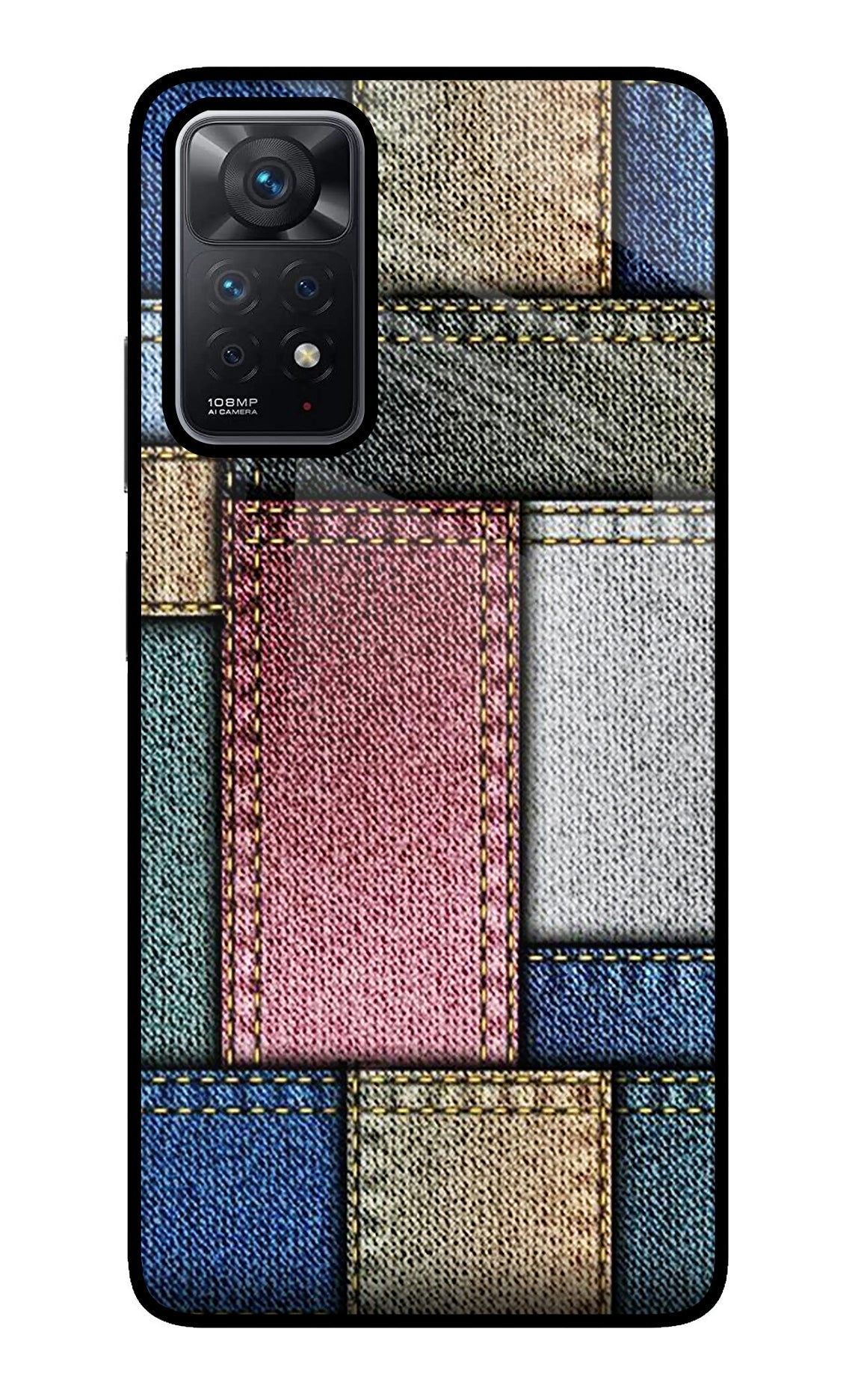 Multicolor Jeans Redmi Note 11 Pro Back Cover