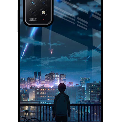 Anime Redmi Note 11 Pro Glass Case Back Cover by Casekaro
