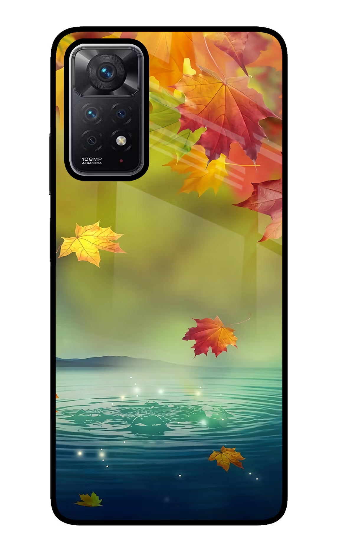 Flowers Redmi Note 11 Pro Glass Case Back Cover by Casekaro