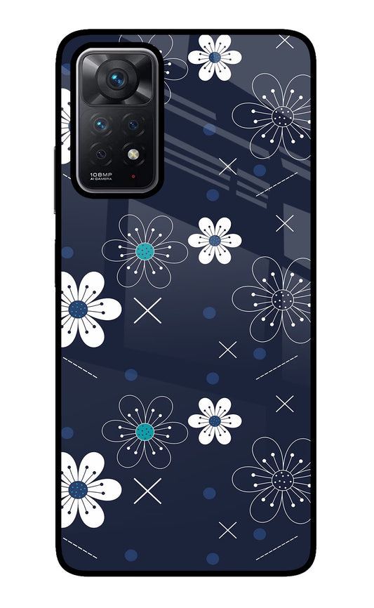 Flowers Redmi Note 11 Pro Glass Case