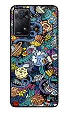 Space Abstract Redmi Note 11 Pro Glass Case Back Cover by Casekaro