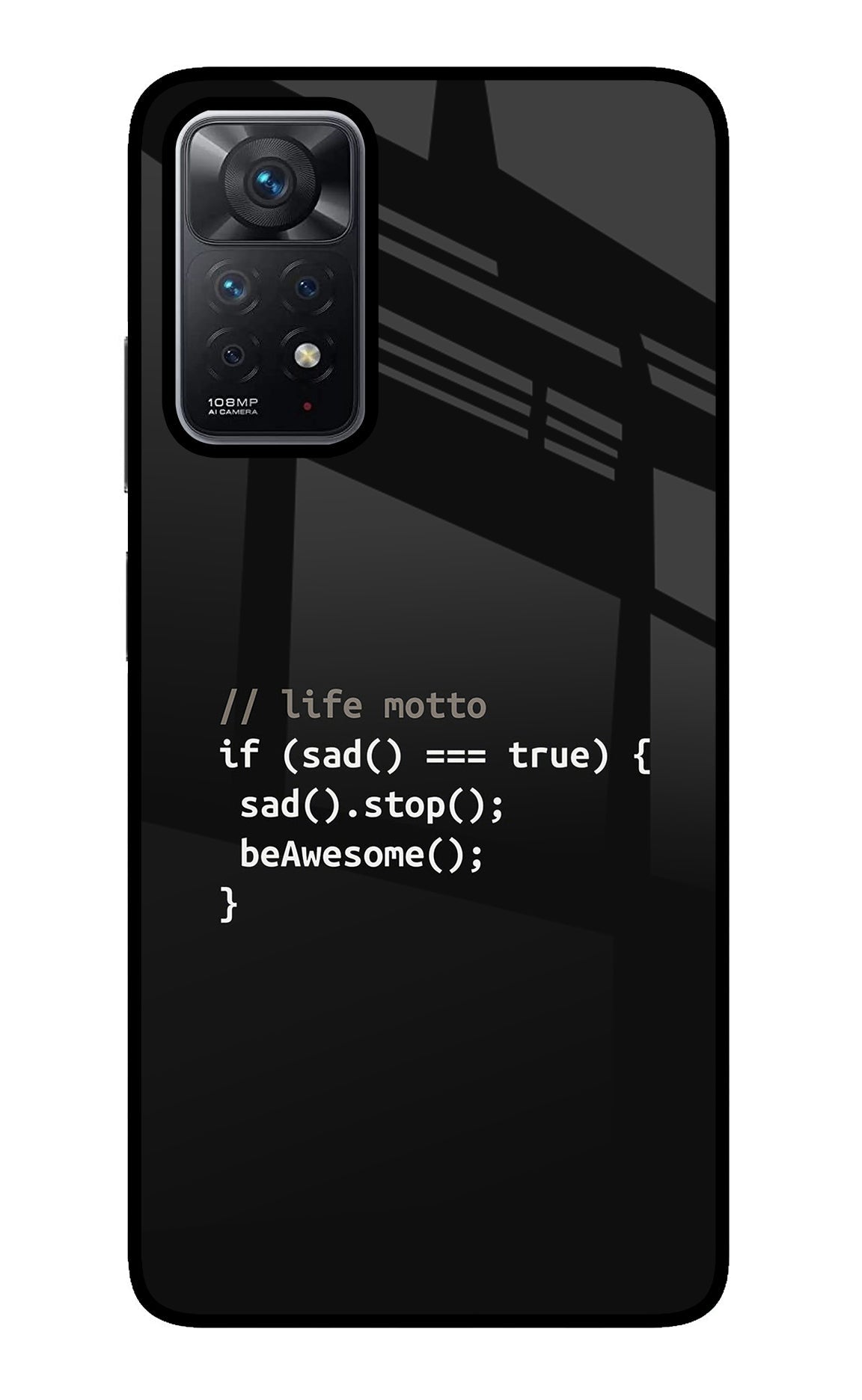 Life Motto Code Redmi Note 11 Pro Back Cover