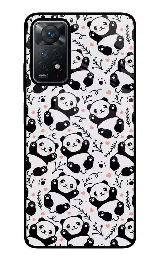 Cute Panda Redmi Note 11 Pro Glass Case