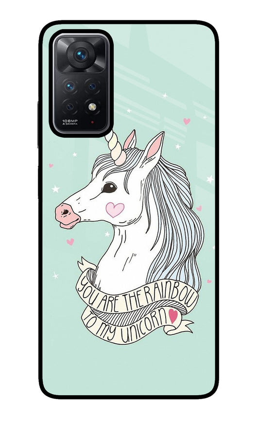 Unicorn Wallpaper Redmi Note 11 Pro Glass Case