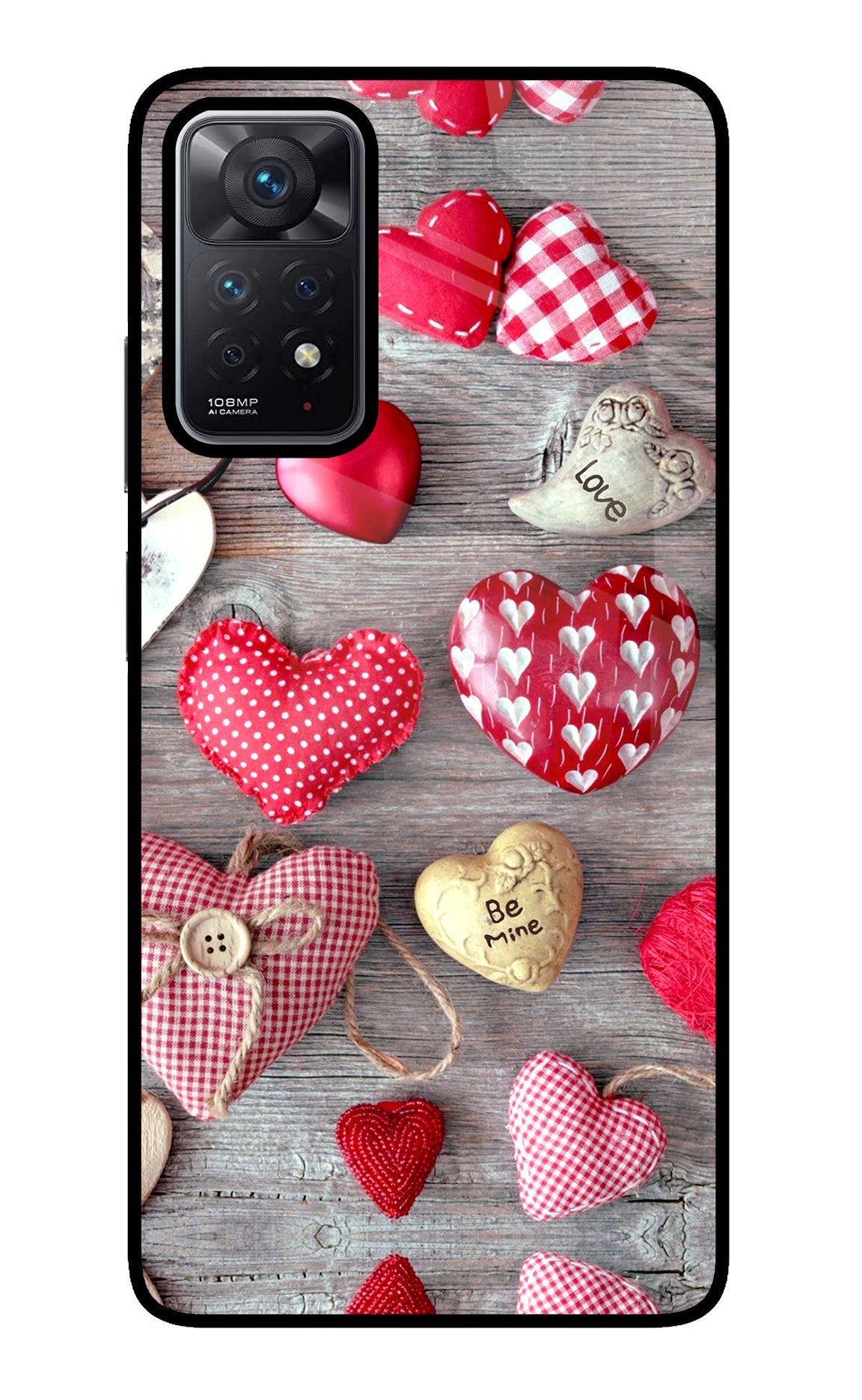 Love Wallpaper Redmi Note 11 Pro Glass Case