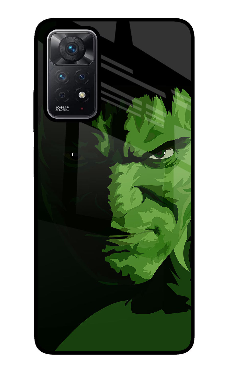 HULK Redmi Note 11 Pro Back Cover, Glass case