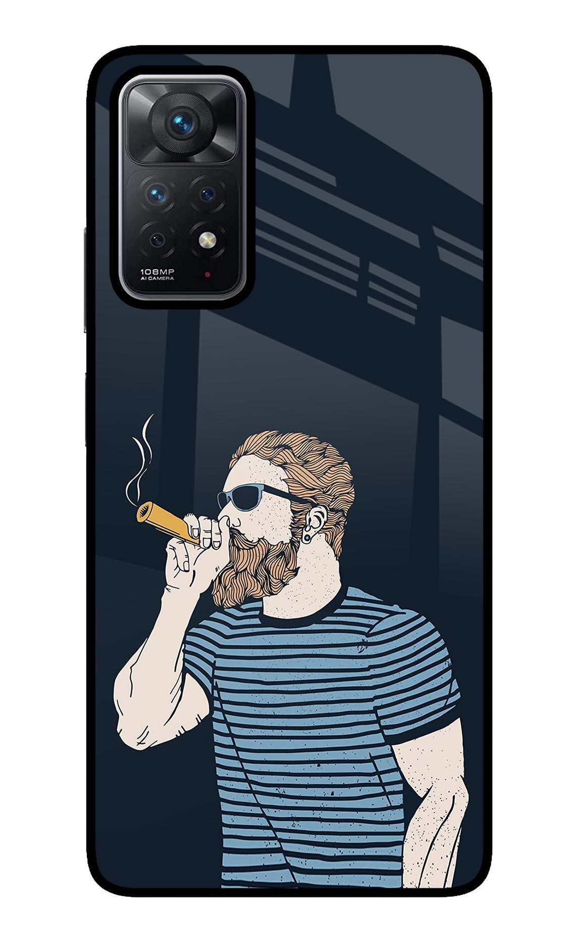 Smoking Redmi Note 11 Pro Glass Case