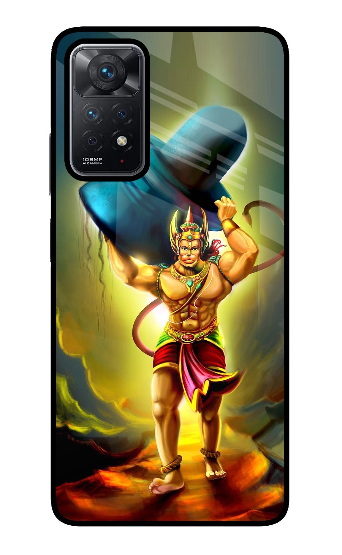 Lord Hanuman Redmi Note 11 Pro Glass Case