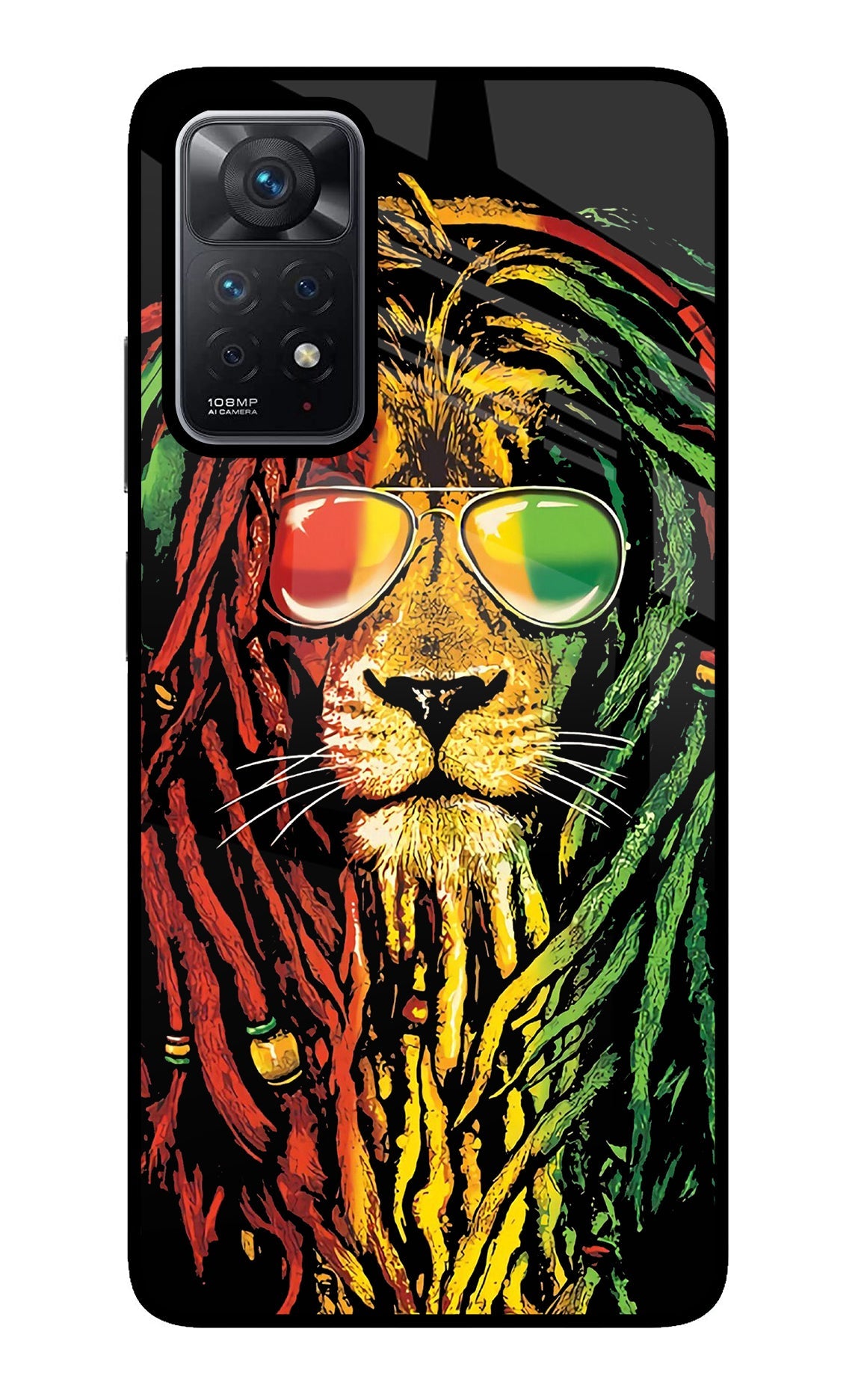 Rasta Lion Redmi Note 11 Pro Back Cover