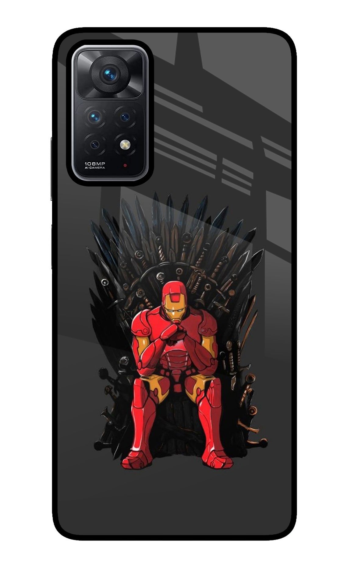 Ironman Throne Redmi Note 11 Pro Back Cover