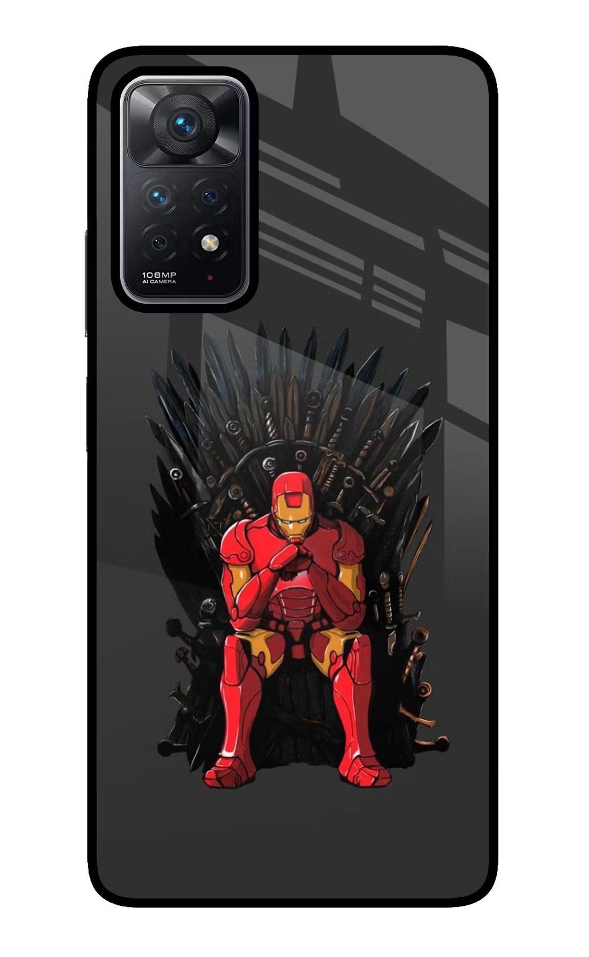 Ironman Throne Redmi Note 11 Pro Glass Case