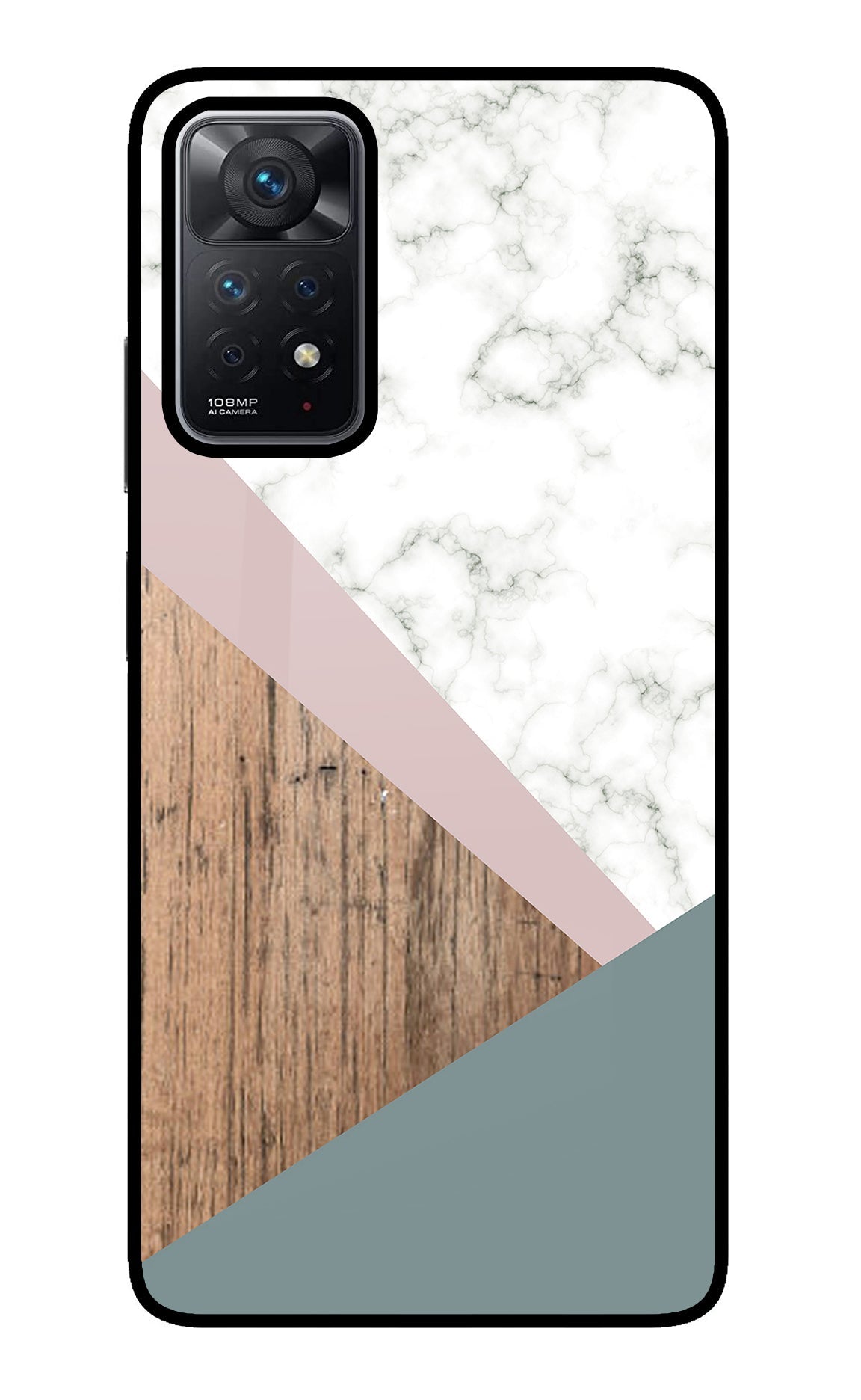 Marble wood Abstract Redmi Note 11 Pro Back Cover