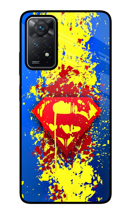 Superman logo Redmi Note 11 Pro Glass Case