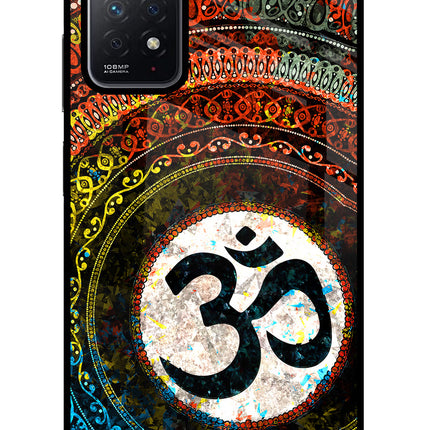 Om Cultural Redmi Note 11 Pro Glass Case Back Cover by Casekaro