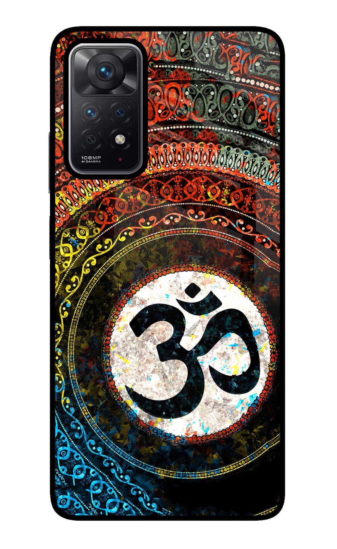 Om Cultural Redmi Note 11 Pro Glass Case Back Cover by Casekaro
