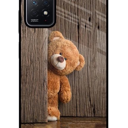 Teddy Wooden Redmi Note 11 Pro Glass Case