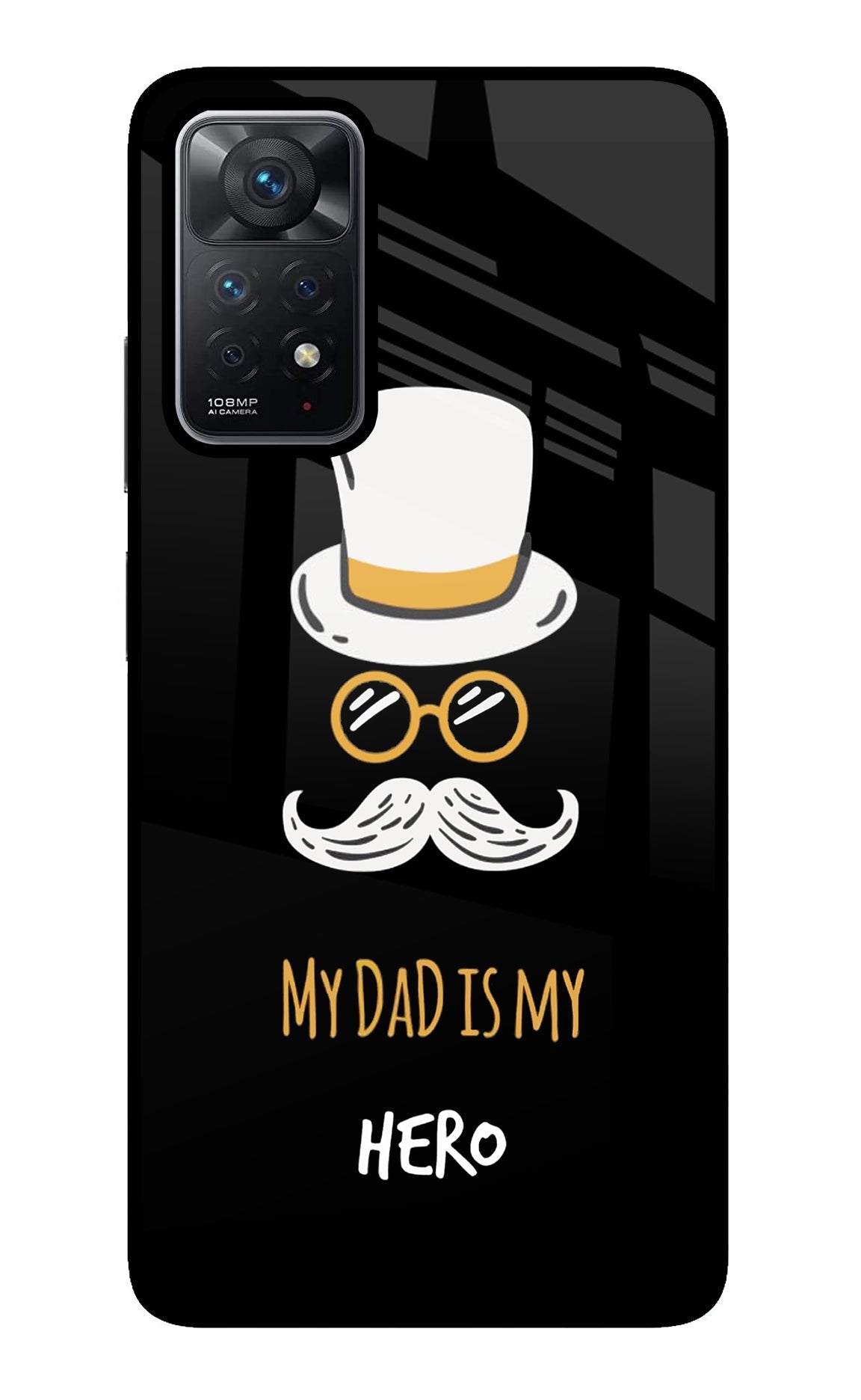 My Dad Is My Hero Redmi Note 11 Pro Glass Case