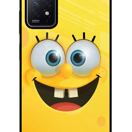 Sponge 1 Redmi Note 11 Pro Glass Case Back Cover by Casekaro