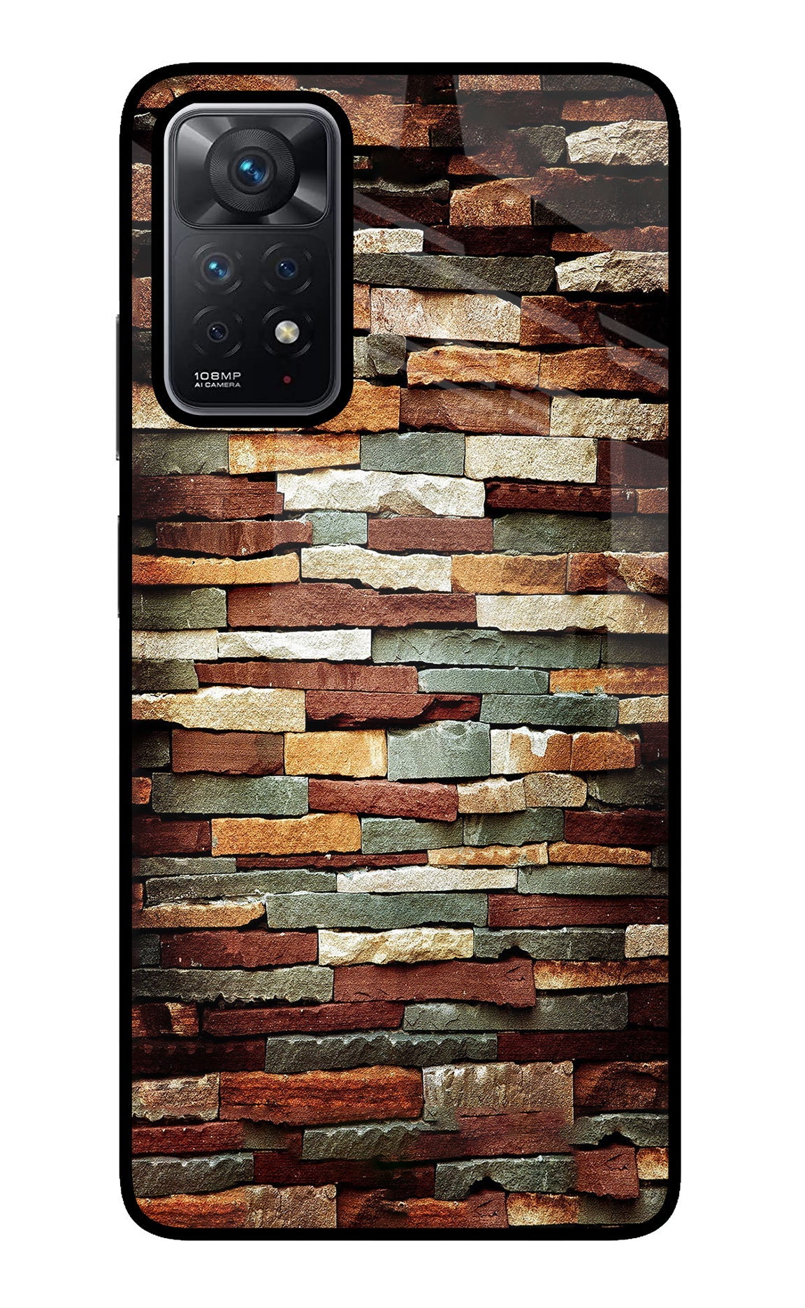 Bricks Pattern Redmi Note 11 Pro Back Cover