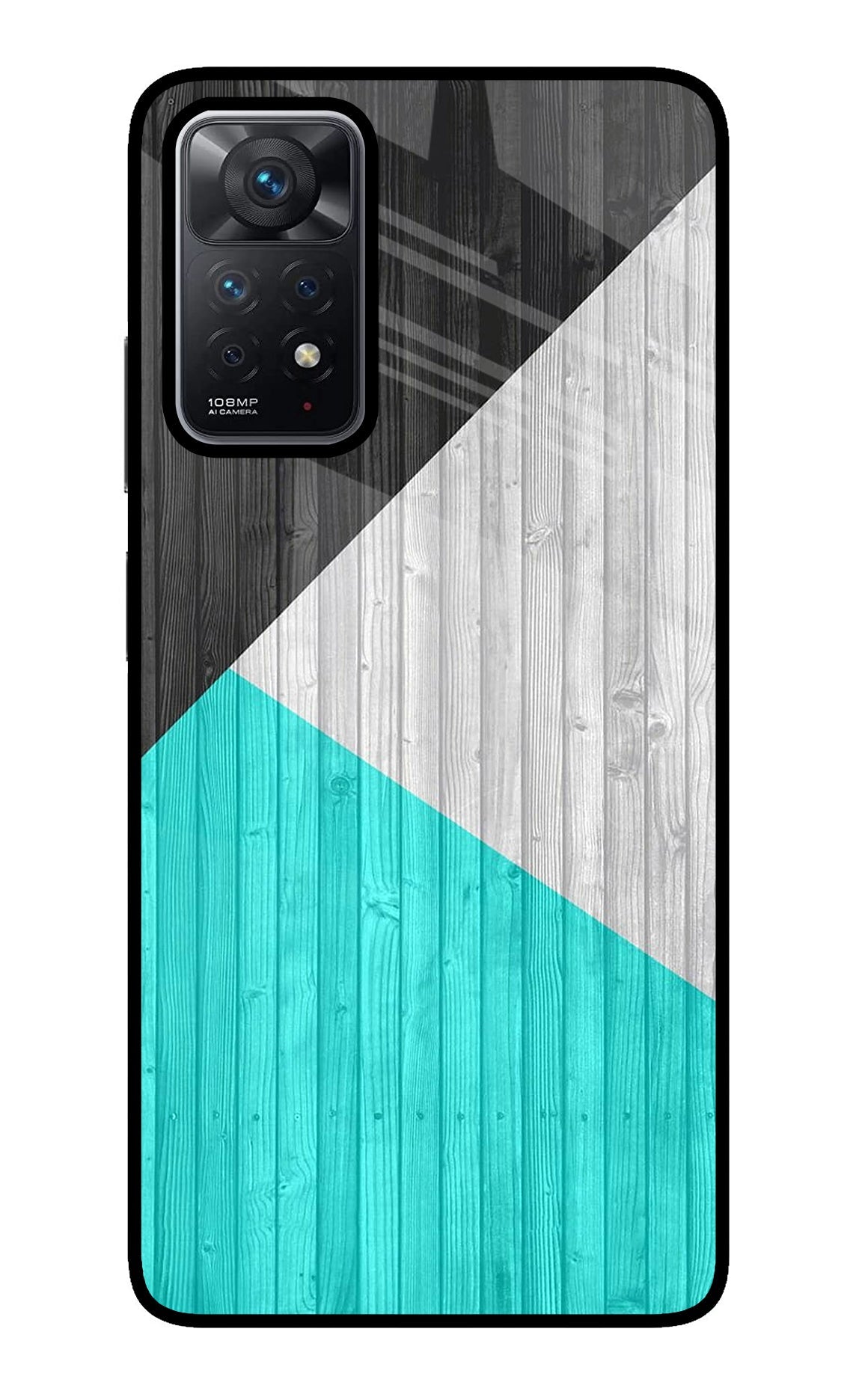 Wooden Abstract Redmi Note 11 Pro Glass Case