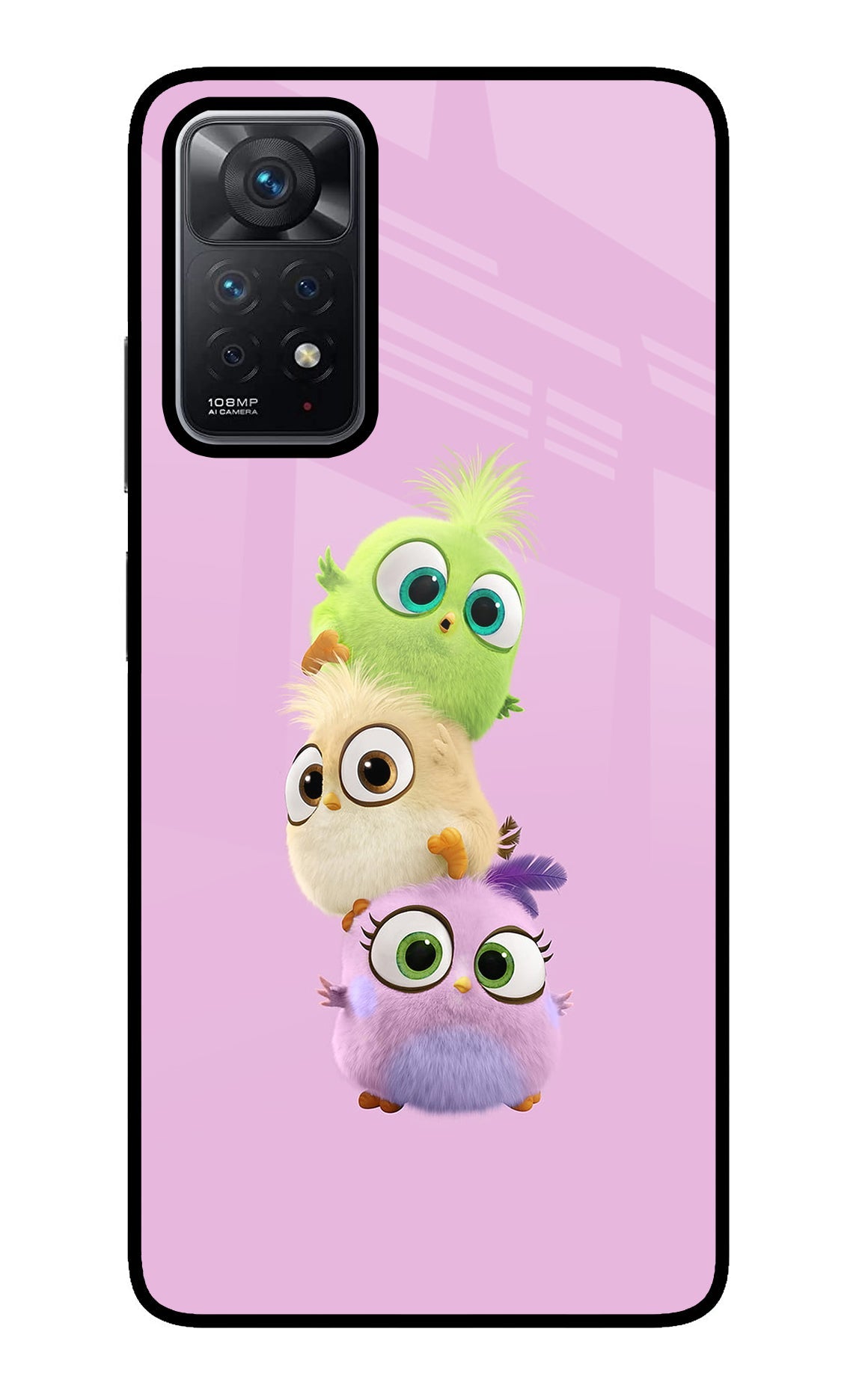 Cute Little Birds Redmi Note 11 Pro Glass Case