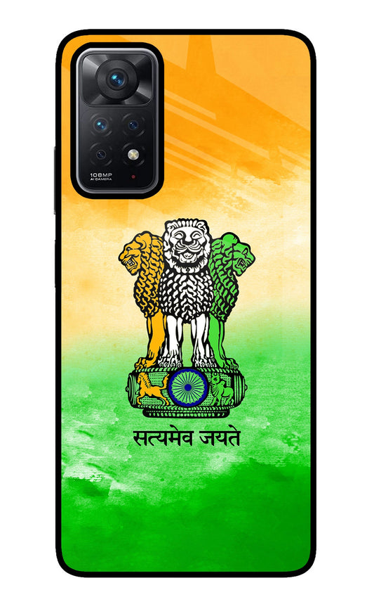 Satyamev Jayate Flag Redmi Note 11 Pro Glass Case