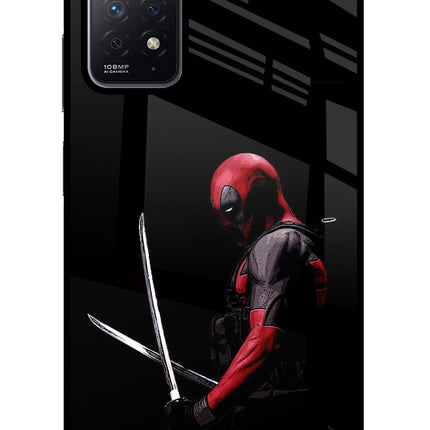 Deadpool Redmi Note 11 Pro Glass Case Back Cover by Casekaro