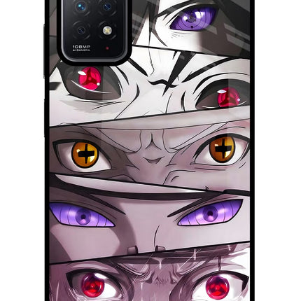Naruto Anime Redmi Note 11 Pro Glass Case Back Cover by Casekaro