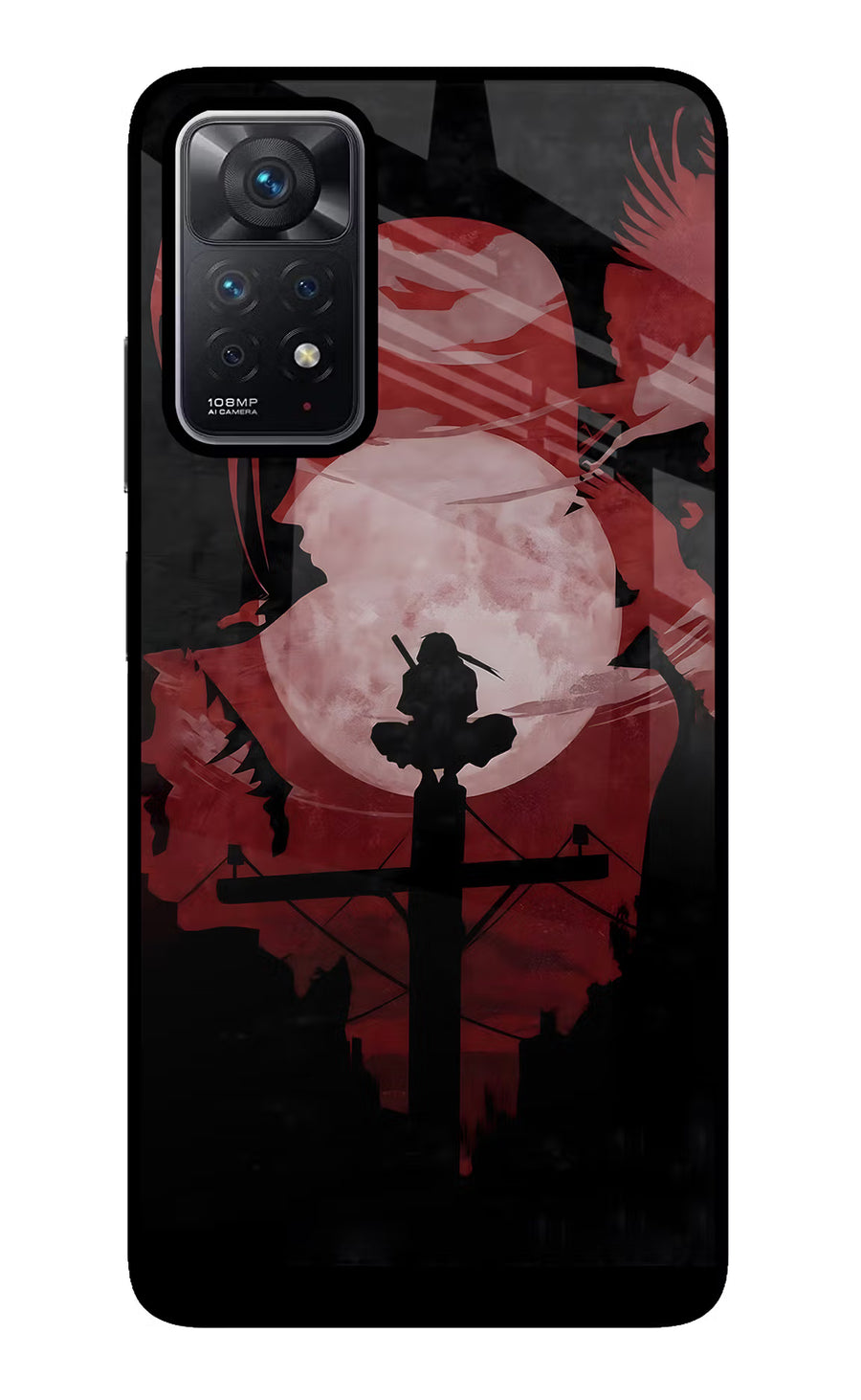 Naruto Anime Redmi Note 11 Pro Back Cover, Glass case