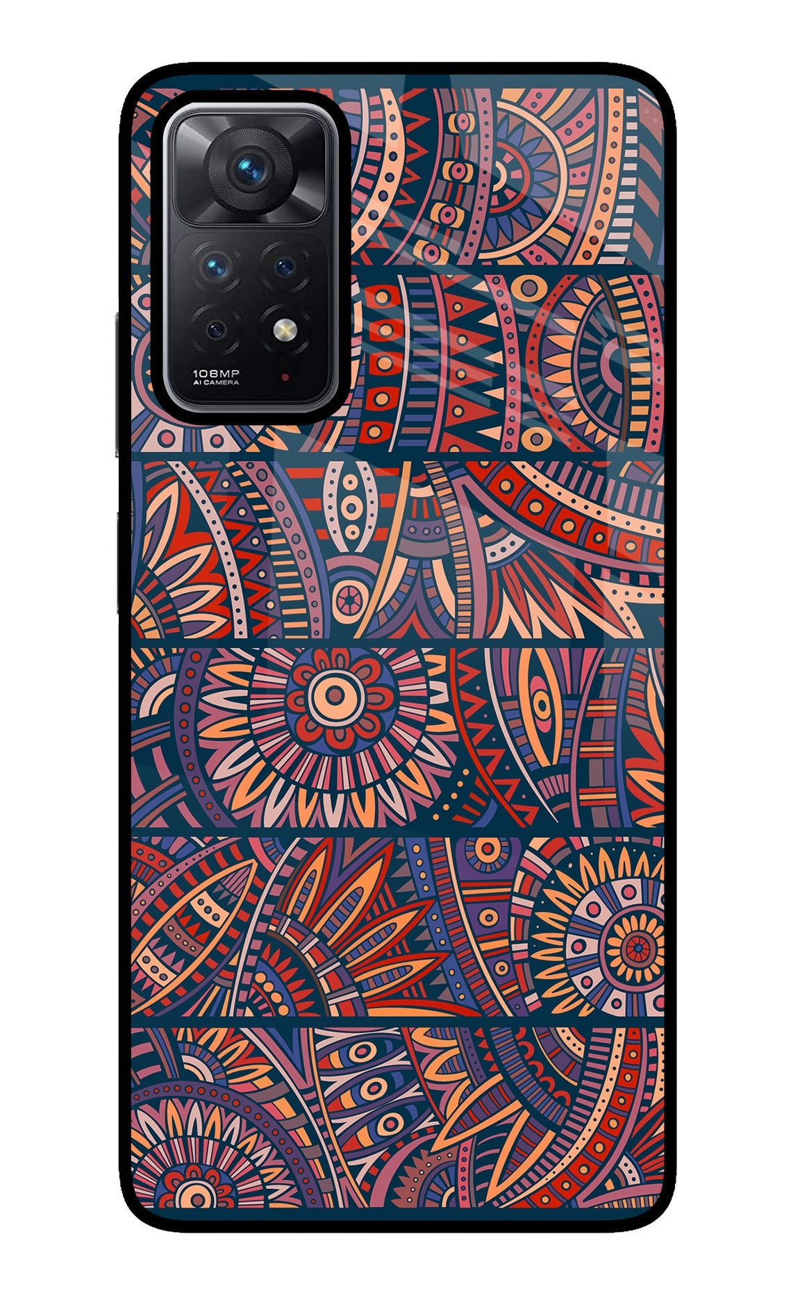 African Culture Design Redmi Note 11 Pro Glass Case