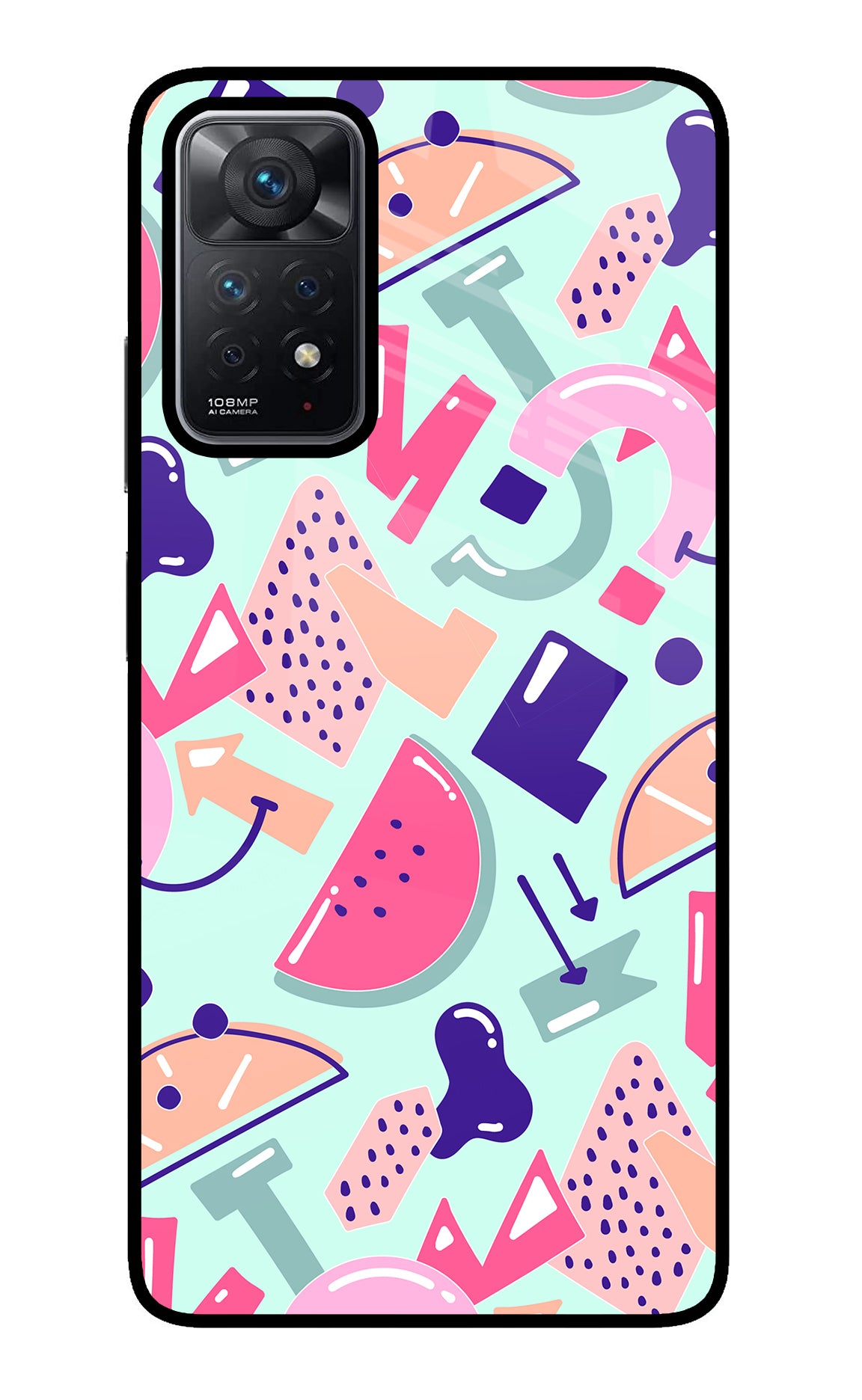 Doodle Pattern Redmi Note 11 Pro Back Cover